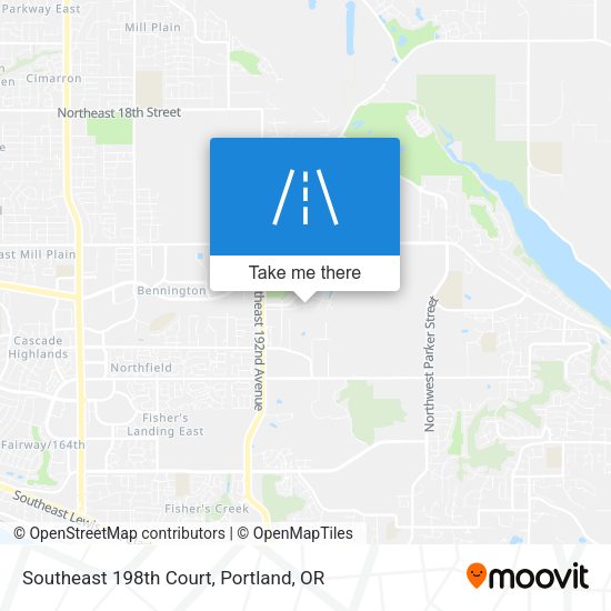 Mapa de Southeast 198th Court