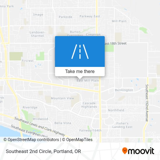 Mapa de Southeast 2nd Circle