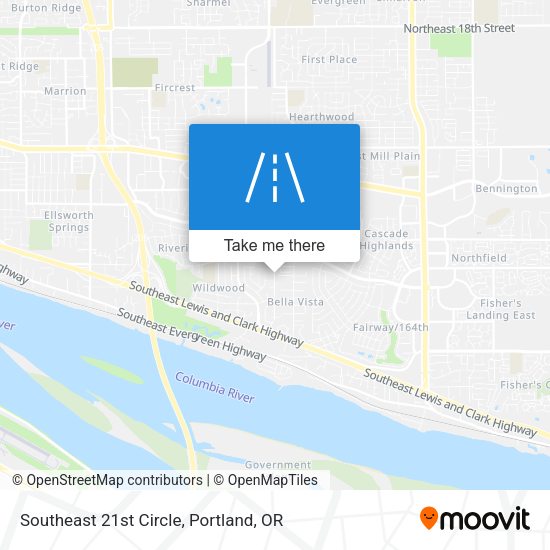 Mapa de Southeast 21st Circle