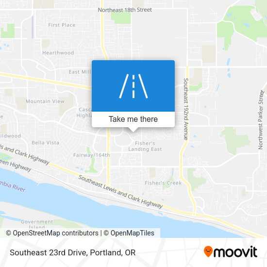 Southeast 23rd Drive map