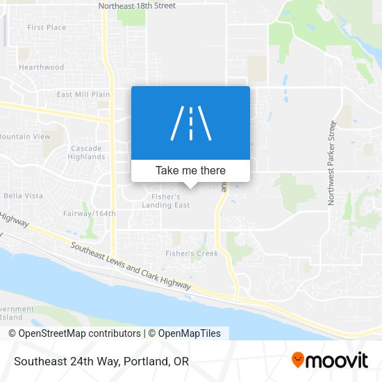 Mapa de Southeast 24th Way