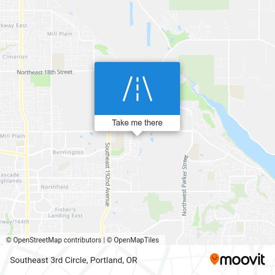 Southeast 3rd Circle map