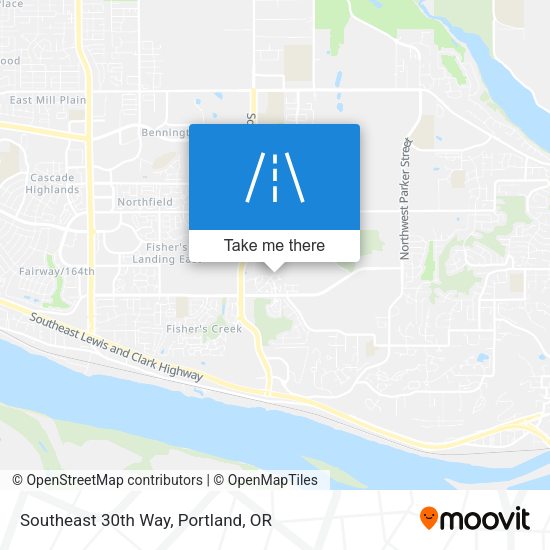 Mapa de Southeast 30th Way
