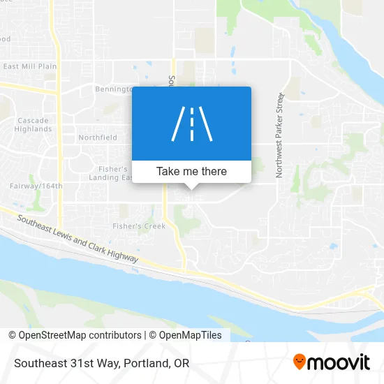 Southeast 31st Way map