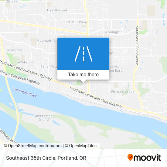 Mapa de Southeast 35th Circle