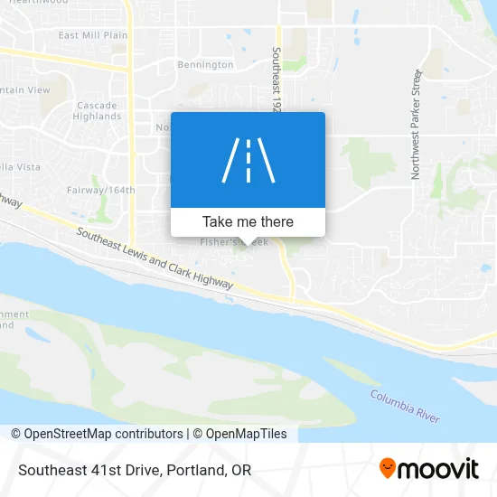Southeast 41st Drive map