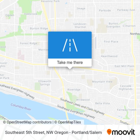Mapa de Southeast 5th Street
