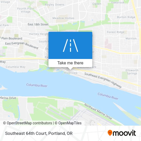 Southeast 64th Court map