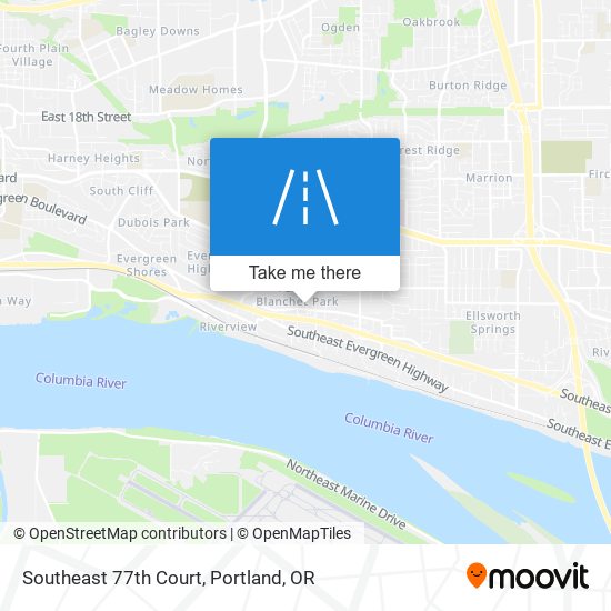 Southeast 77th Court map