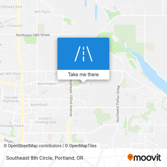 Mapa de Southeast 8th Circle