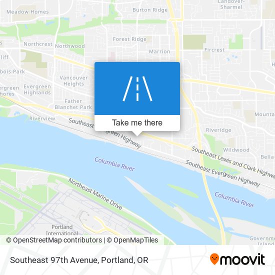 Mapa de Southeast 97th Avenue