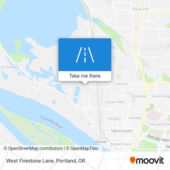 Mapa de West Firestone Lane