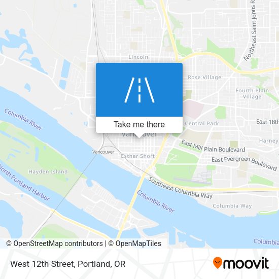 Mapa de West 12th Street