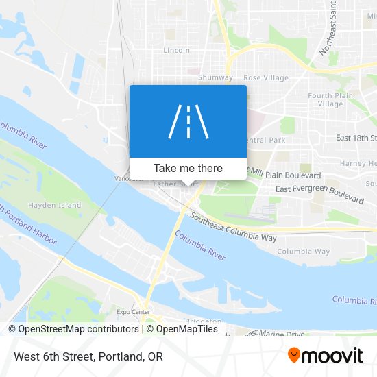 Mapa de West 6th Street