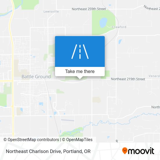 Northeast Charlson Drive map