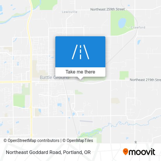 Mapa de Northeast Goddard Road