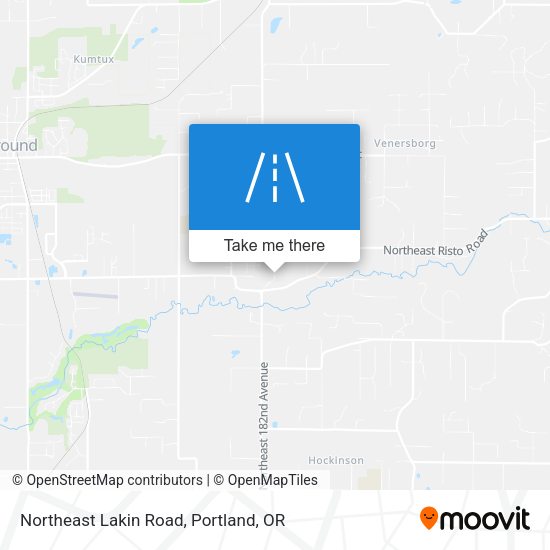 Northeast Lakin Road map