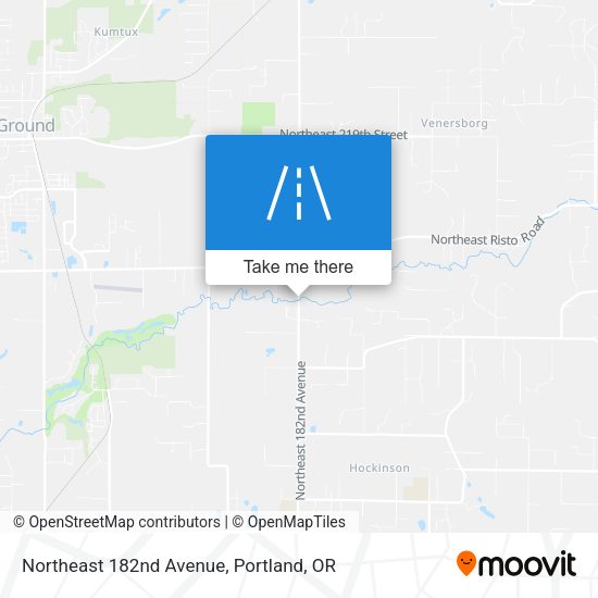 Northeast 182nd Avenue map