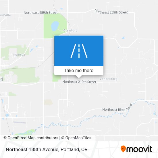 Northeast 188th Avenue map