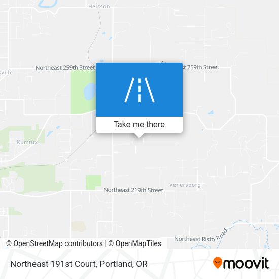 Mapa de Northeast 191st Court