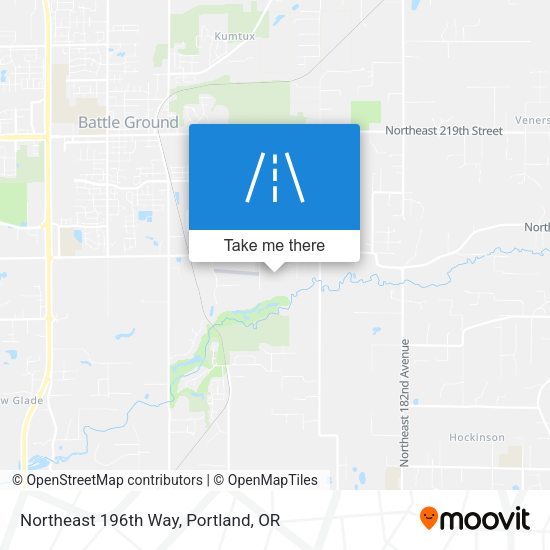 Northeast 196th Way map