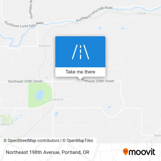 Mapa de Northeast 198th Avenue