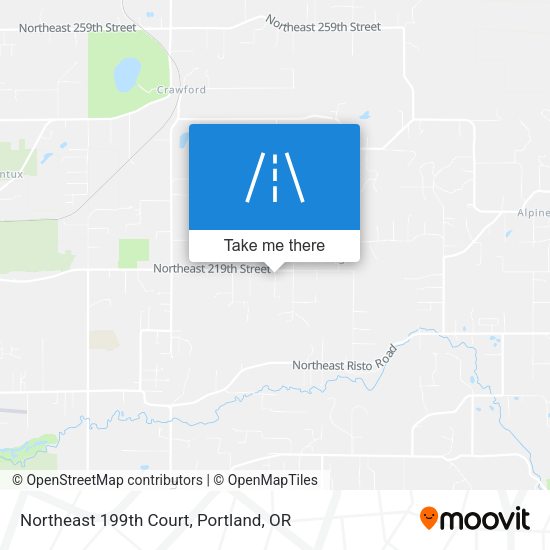 Mapa de Northeast 199th Court