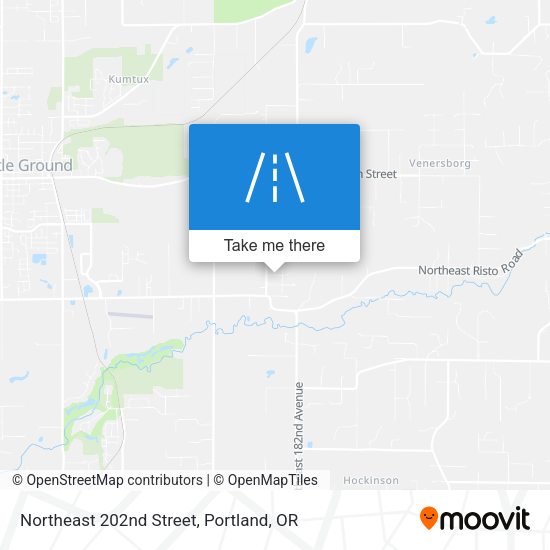 Mapa de Northeast 202nd Street