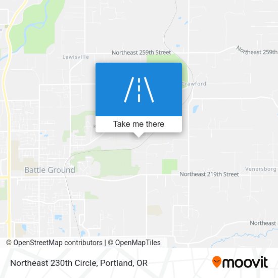 Mapa de Northeast 230th Circle