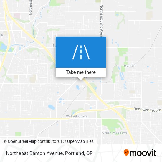Mapa de Northeast Banton Avenue
