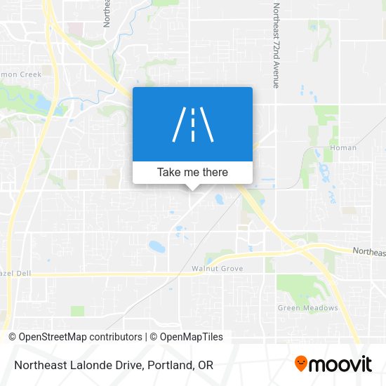 Northeast Lalonde Drive map