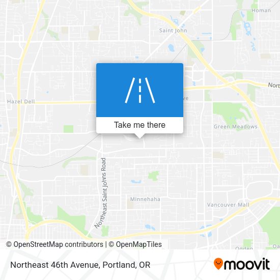 Mapa de Northeast 46th Avenue