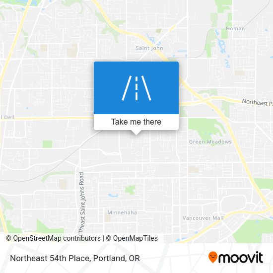 Mapa de Northeast 54th Place