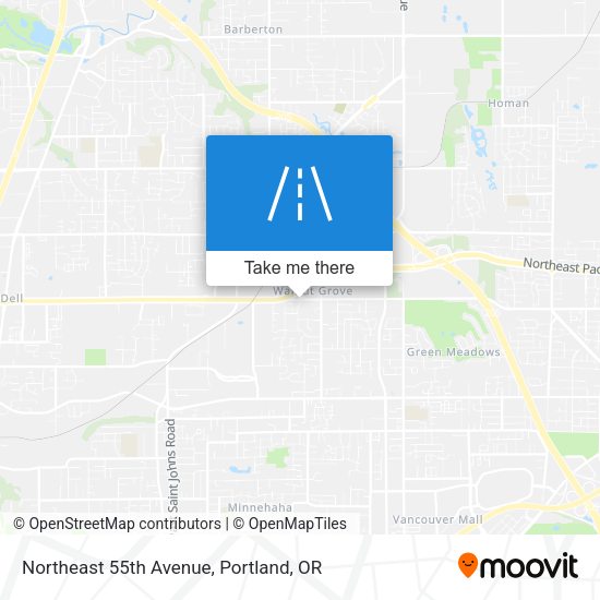Mapa de Northeast 55th Avenue