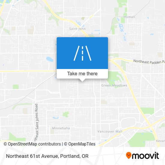 Mapa de Northeast 61st Avenue