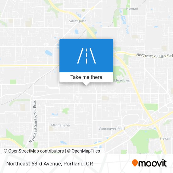 Mapa de Northeast 63rd Avenue