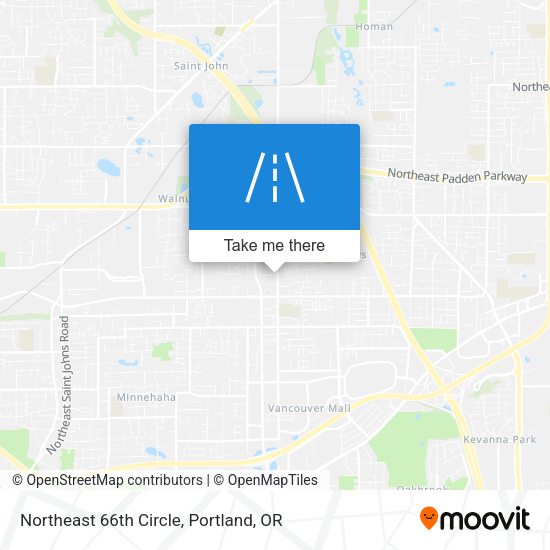 Mapa de Northeast 66th Circle