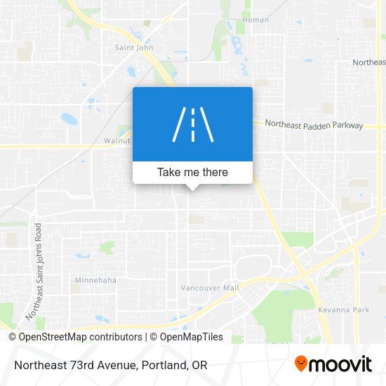 Mapa de Northeast 73rd Avenue