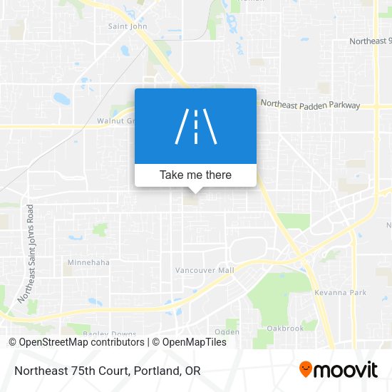 Mapa de Northeast 75th Court