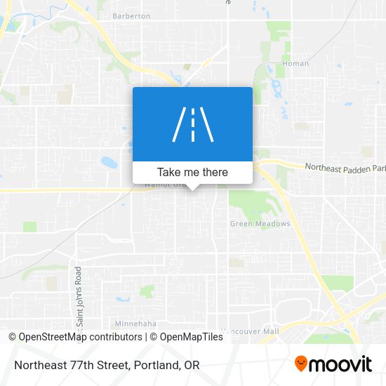 Mapa de Northeast 77th Street