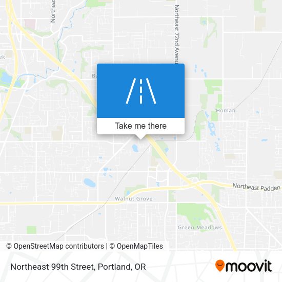 Mapa de Northeast 99th Street