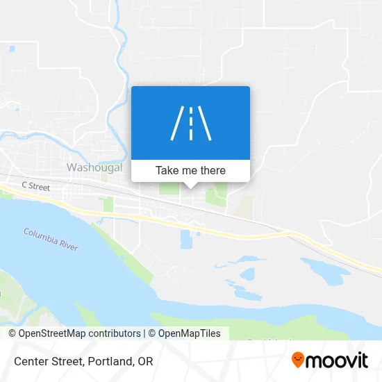 Center Street map
