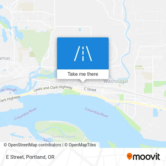 E Street map