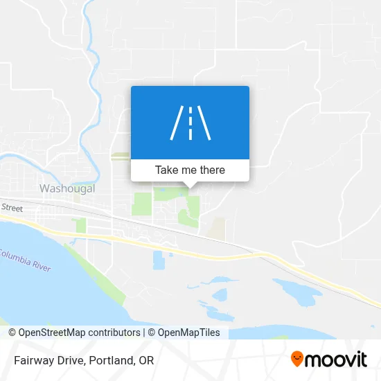 Fairway Drive map