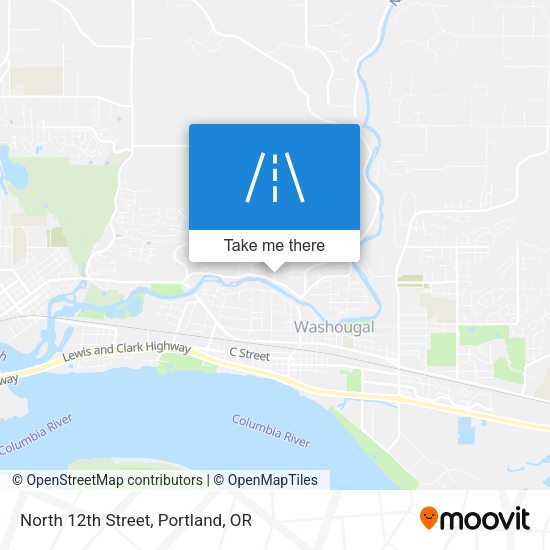 Mapa de North 12th Street