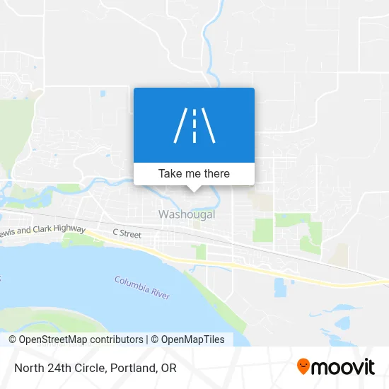 North 24th Circle map