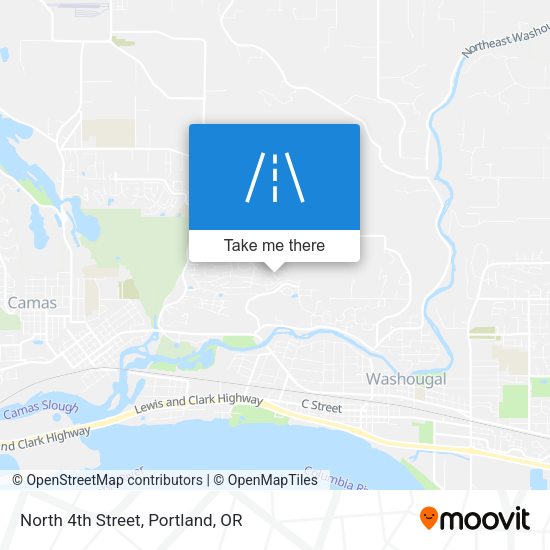 Mapa de North 4th Street