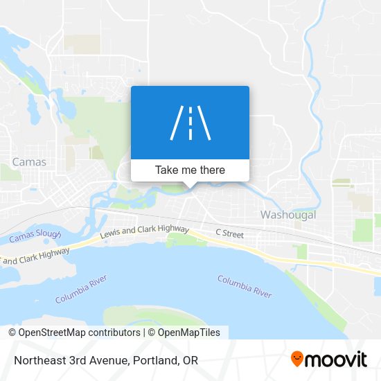 Mapa de Northeast 3rd Avenue