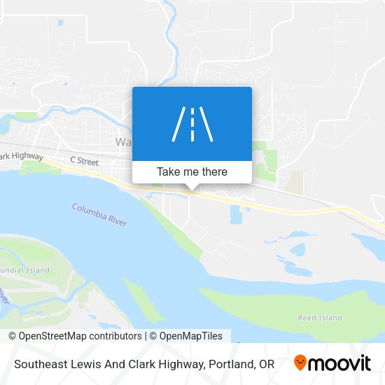 Mapa de Southeast Lewis And Clark Highway