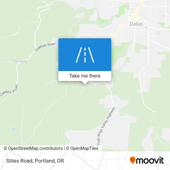 Mapa de Stiles Road